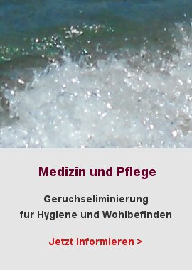 Geruchseliminierung Medizin und Pflegeeinrichtungen